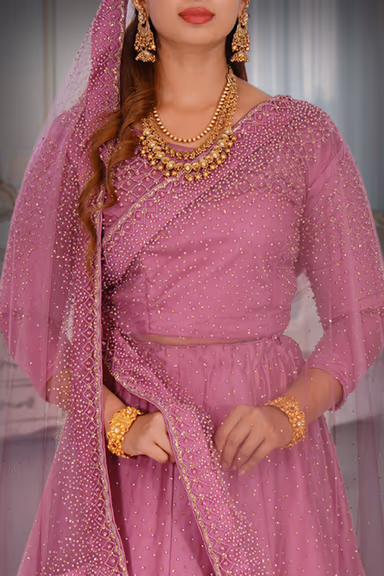 Pink Purple Lehenga — view 4 of 6