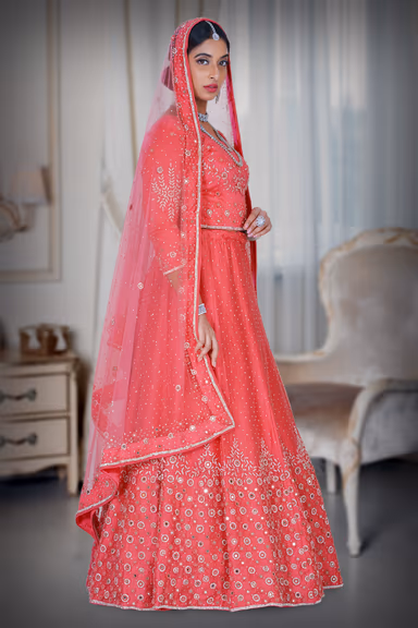 Royal Pink Lehenga — view 6 of 6