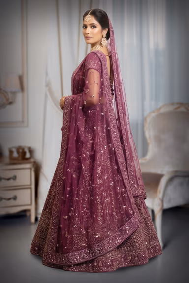 Heavy Stone & Sequin Embellished lehenga — view 3 of 3