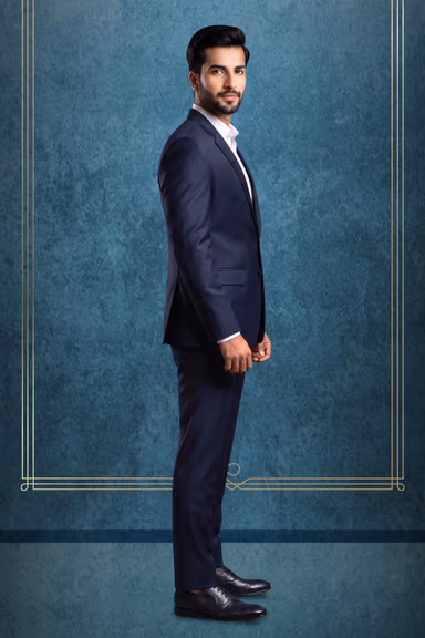 Premium Burgundy Three-Piece Formal Suit — view 3 of 3