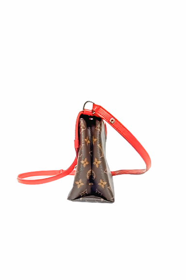 Louis Vuitton Saint Michel Monogram EPi Shoulder Bag Coquelicot — view 7 of 8