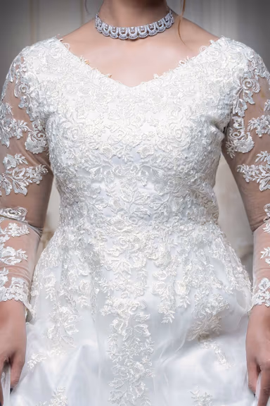 Light Ivory Single Umbrella Gown — view 3 of 6