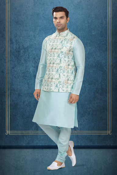 Pleasant Kurta Modi Jacket Set — view 3 of 6