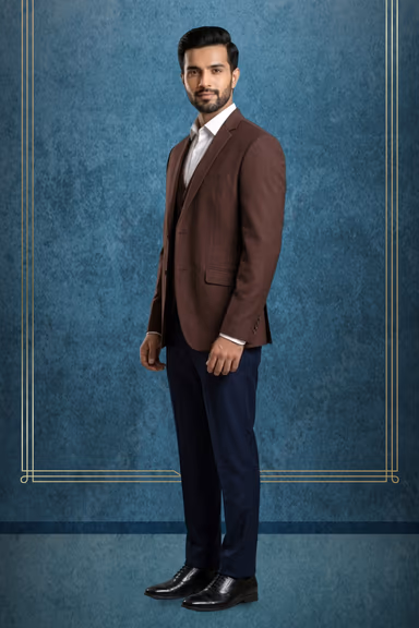 Brown Formal Blazer Two piece — view 3 of 3