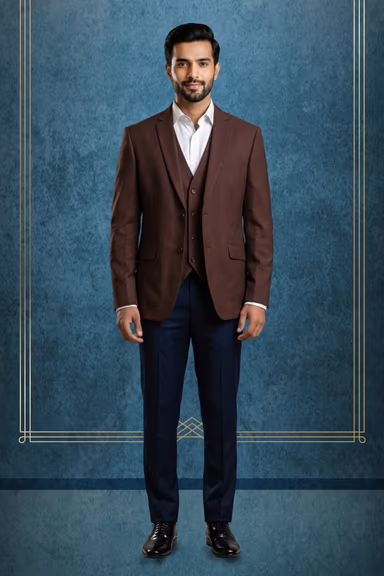 Brown Formal Blazer Two piece — view 1 of 3