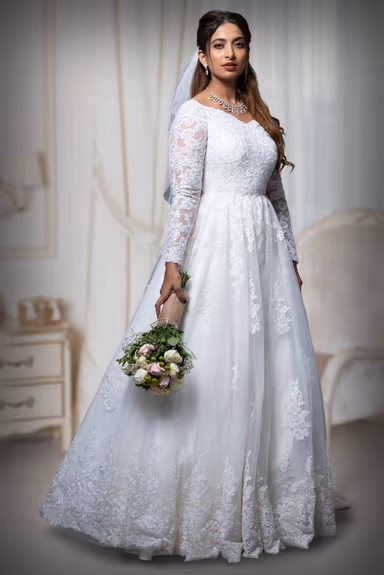 Light ivory  ball Gown — view 5 of 6