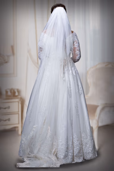 Light ivory  ball Gown — view 4 of 6
