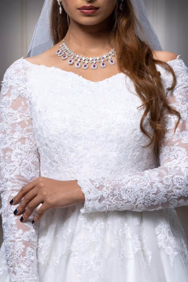 Light ivory  ball Gown — view 3 of 6