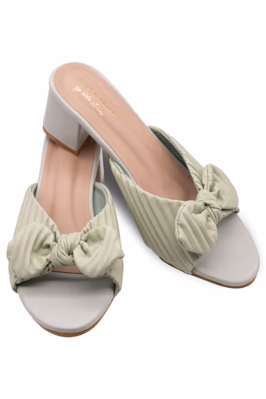 Block heels with bows — view 4 of 4