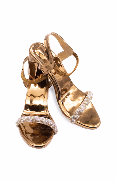 Embellished block heels — view 4 of 4