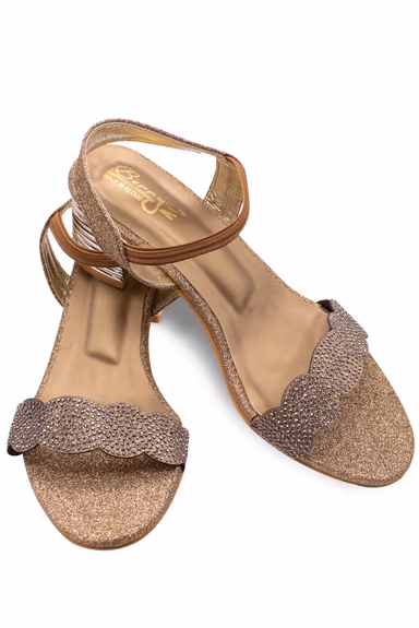 Embellished party block sandals — view 4 of 4