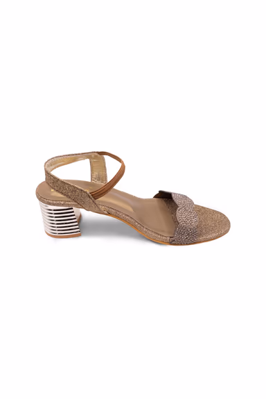 Embellished party block sandals — view 3 of 4