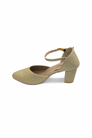 Women shimmer block heels — view 3 of 4