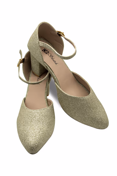 Women shimmer block heels — view 4 of 4