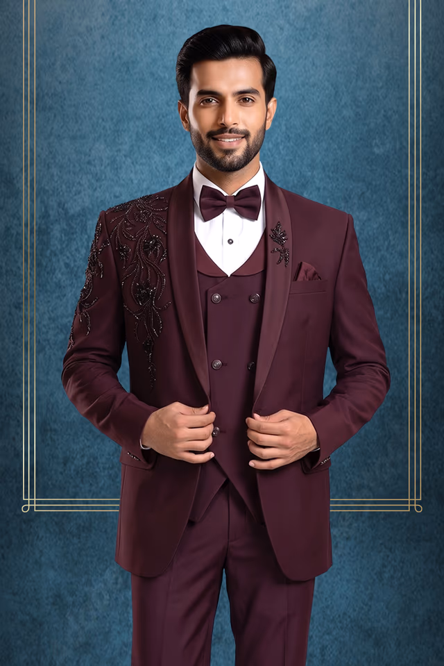 Imperial Event & Party Suit — back view, rent in Bangalore