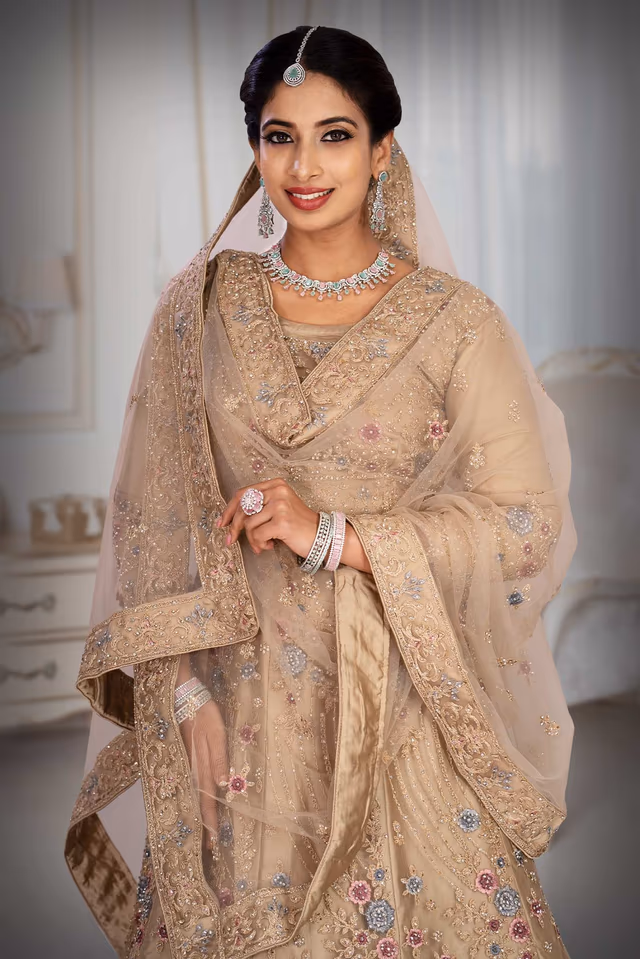 Chikku Colour Lehenga — rent in Coimbatore