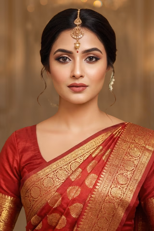 Beautiful Traditional South Indian Temple Jewelry Necklace Featuring Delicate Leaf Motifs And Rich Ruby… — rent in Calicut
