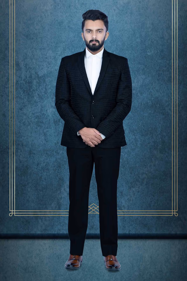 2 Pcs Polyester In Black 2Pc Suit — rent in Calicut