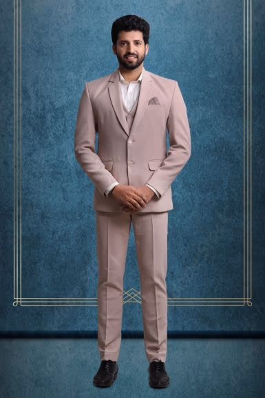 Polyster Lilac  Suit — rent in Bangalore