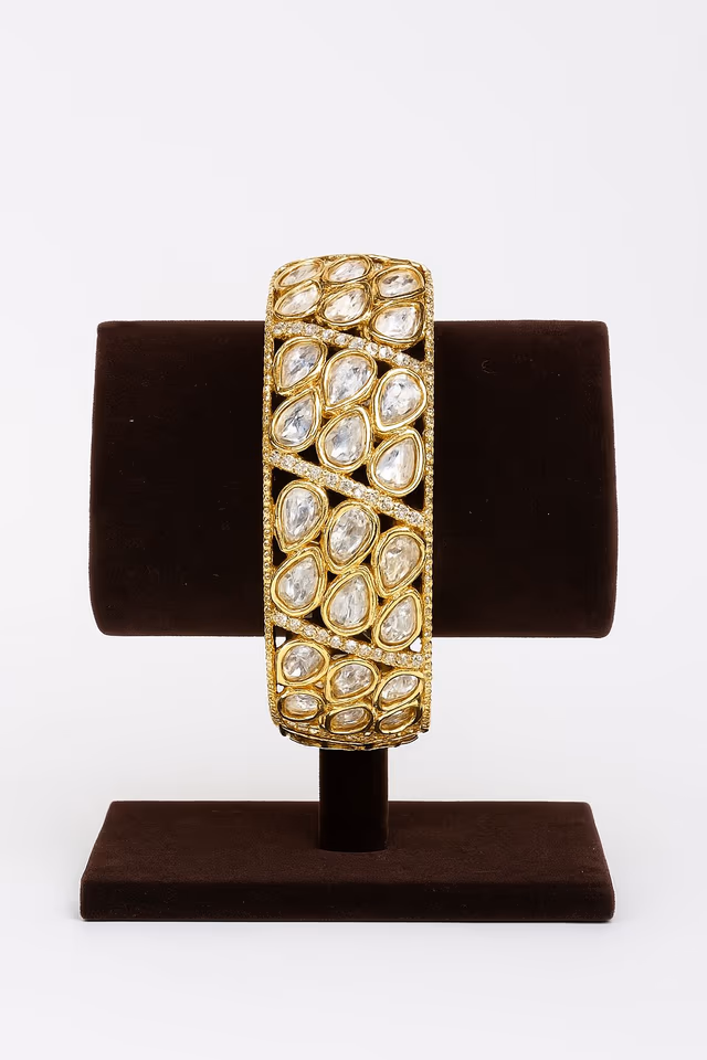 Rajwada Kundan Polki Bangles — rent in Kochi