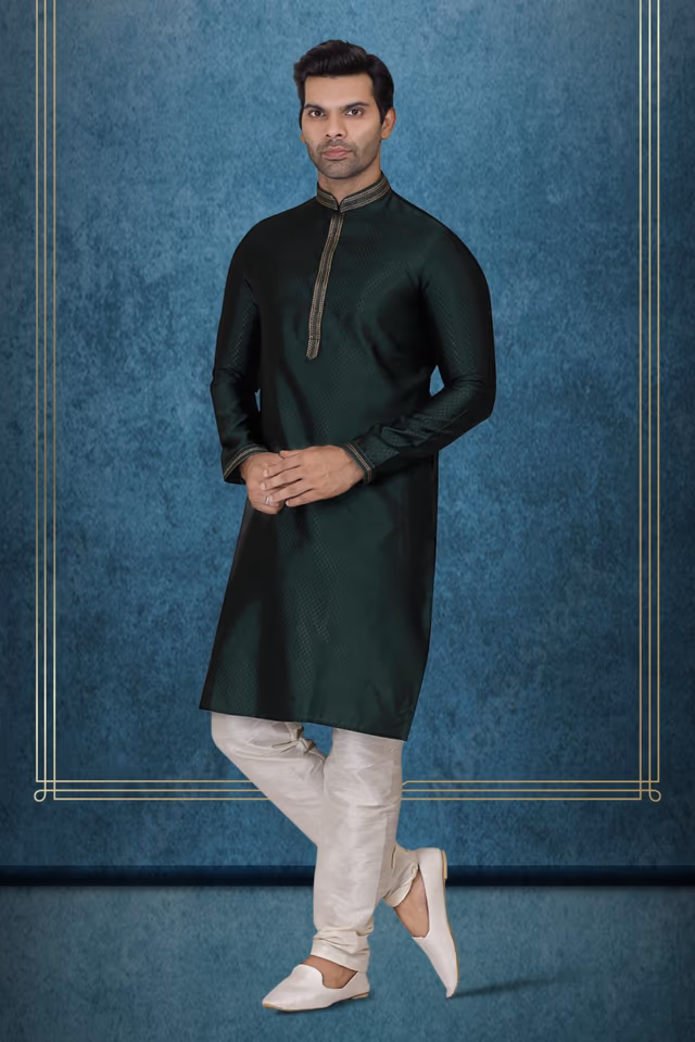 Regal Sangeet Kurta — back view, rent in Coimbatore
