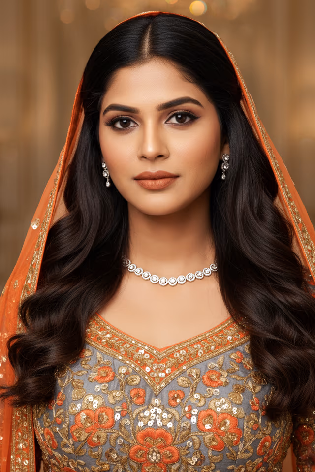 Celeste Halo Choker Set — rent in Kochi
