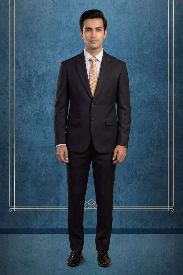 2 Pcs Black Formal Suit Set — rent in Calicut