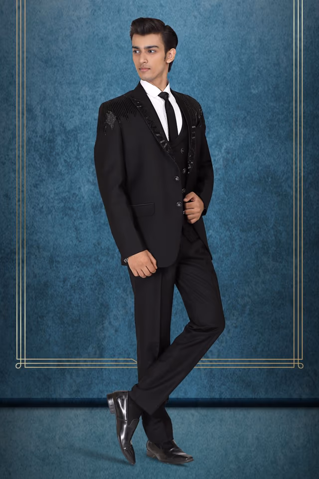 Grand Event & Party Suit — back view, rent in Bangalore