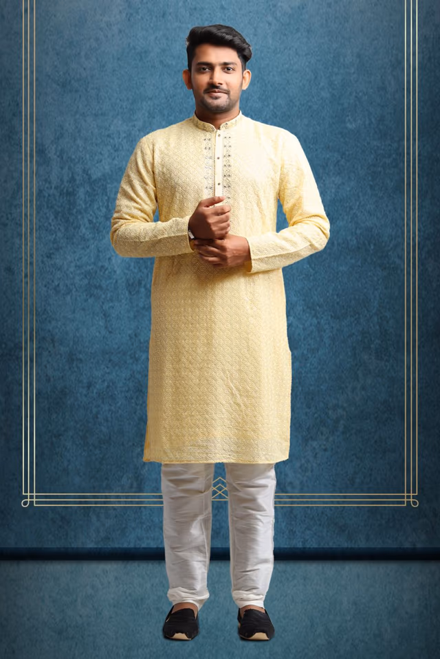 Ravishing Kurta Pyjama — rent in Bangalore