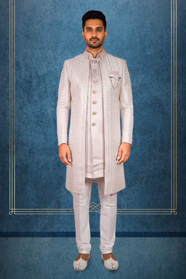 Blush Royale Sherwani — rent in Bangalore