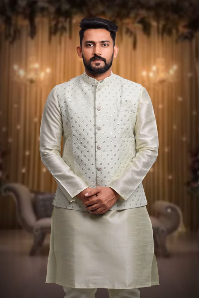 Dashing Bundi Jacket — rent in Bangalore