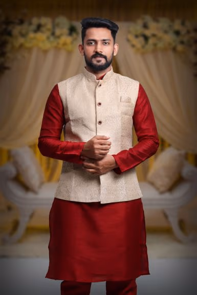 Lavish  Bundi Jacket — rent in Bangalore