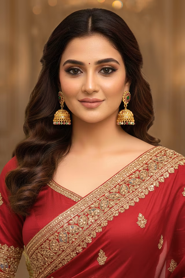 Grand Statement Antique Jhumkas Designed To Capture The Essence Of Traditional Indian Beauty — rent in Calicut