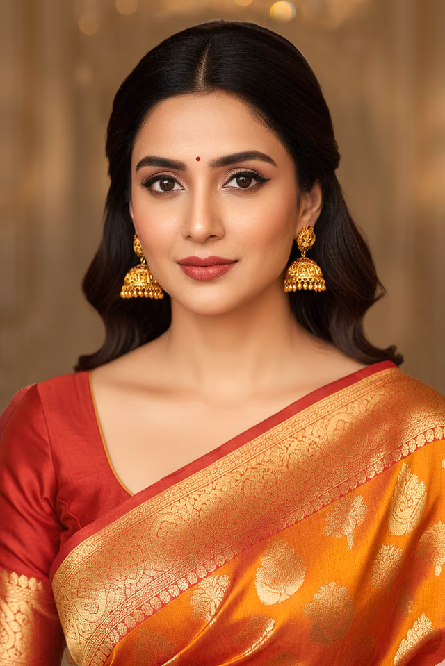 Majestic Handcrafted South Indian Jhumkas Reflecting The Rich Cultural Heritage Of Ancient Temples — rent in Calicut