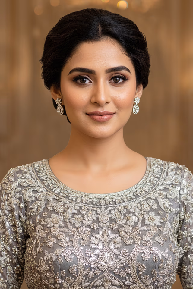 Minimalist Yet Striking American Diamond Earrings Crafted For The Elegant And Confident Modern Bride — rent in Calicut