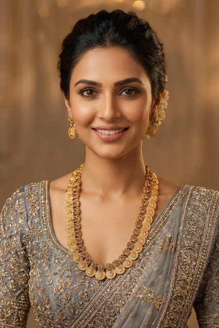 Antique Lakshmi Kasu Mala — rent in Kochi