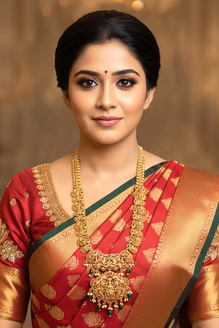 Antique Lakshmi Temple Choker Necklace — rent in Kochi