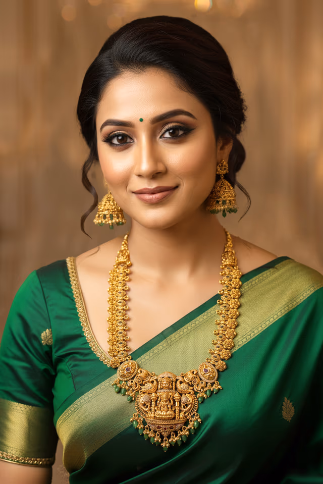 Authentic Looking Imitation Temple Jewelry For A Grand Occasion — rent in Coimbatore