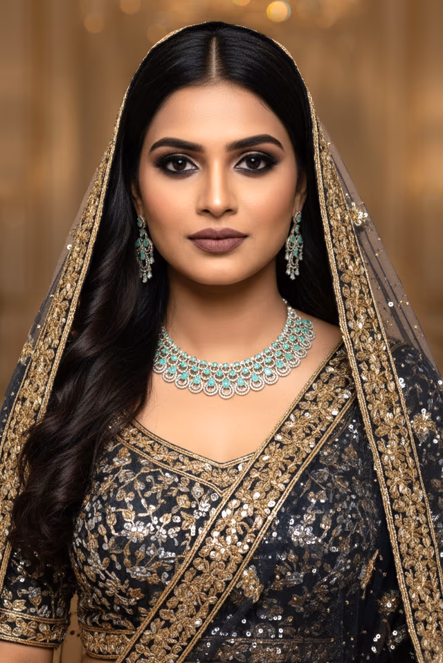 Diamond Chandelier Necklace Set — rent in Kochi