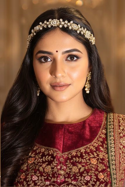 Elevate Your Ethnic Look With This Intricately Crafted Masterpiece Featuring Shimmering… — back view, rent in Bangalore