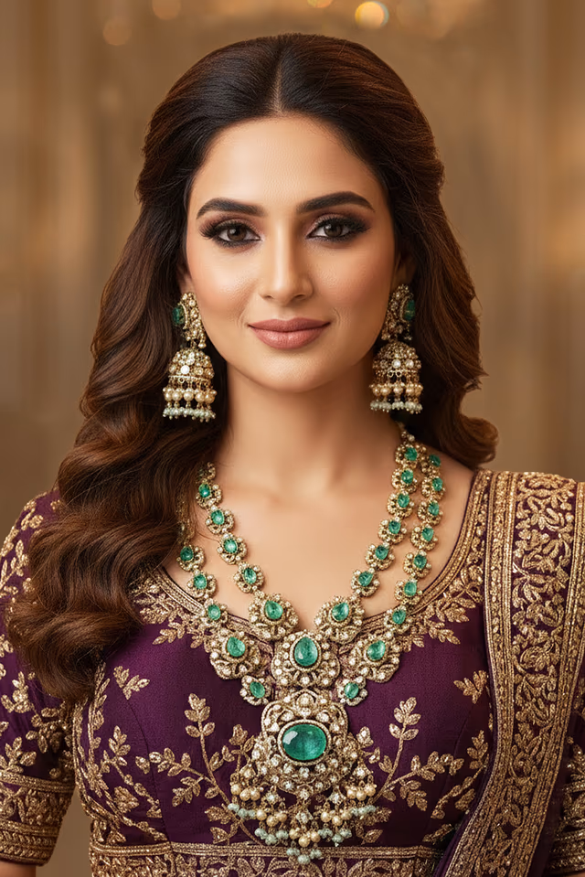 Elevate Your Ethnic Look With This Intricately Crafted Masterpiece Featuring Shimmering Stones And… — rent in Coimbatore