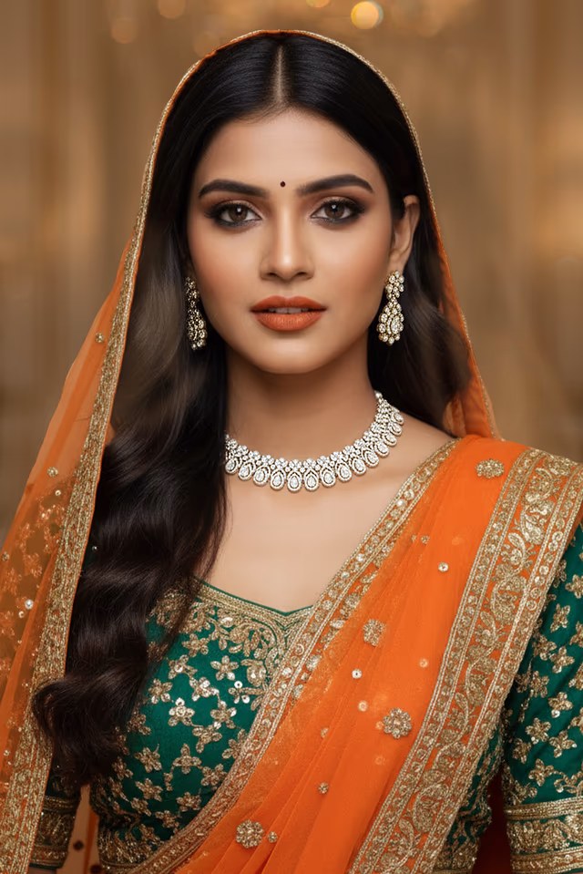Ethereal Sparkle Diamond Choker Set — rent in Kochi