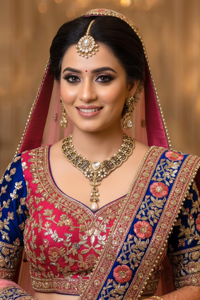 Festive Occasion Wear Necklace Highlighting Clear Square Crystals — rent in Coimbatore