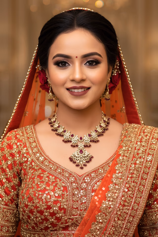 Heritage Ruby Polki Choker Set — rent in Kochi