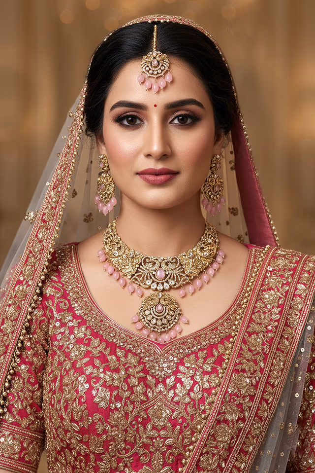 High Quality Matt Finish Gold Tone South Indian Jewelry. — rent in Coimbatore