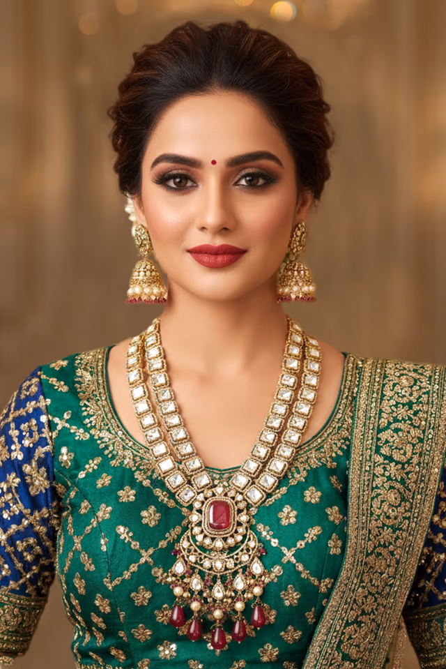 Ideal Accessory For Sangeet Or Reception Featuring Dangling Beads And Beautifully Placed Rectangular… — rent in Calicut