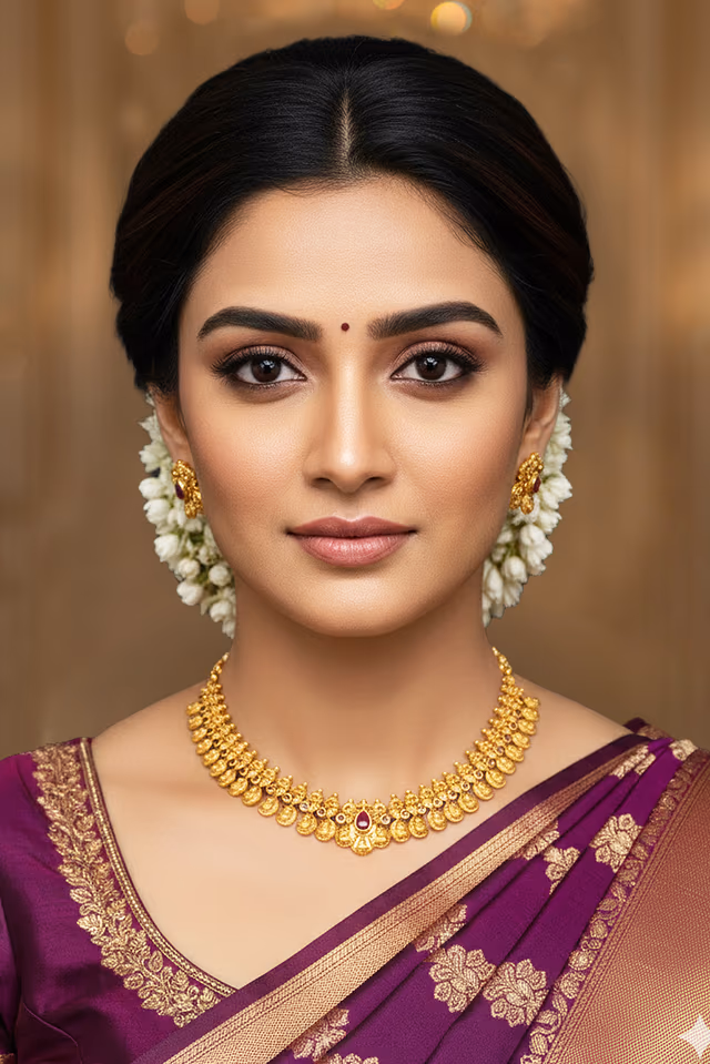 Splendid Temple Jewellery Combines Artistic Craftsmanship And Traditional Aesthetics Giving Brides A… — rent in Calicut