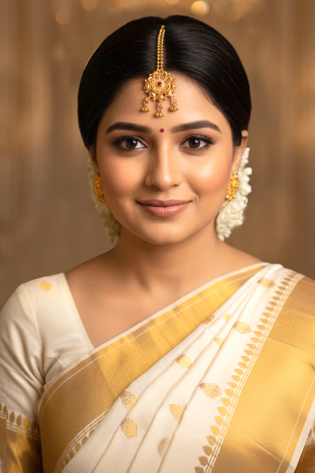 Classic Temple Jewellery Enhances Cultural Beauty With Traditional Motifs Representing… — back view, rent in Calicut