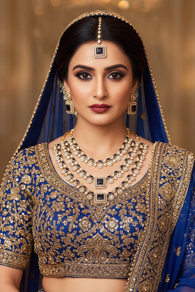 Elegant Two Layer Kundan Jewelry Set With Square Locket Embellishment — rent in Calicut