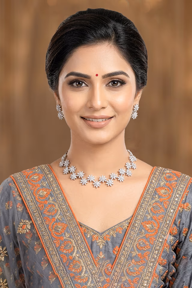 Choker Necklace Set (Necklace + Earrings) — rent in Ernakulam